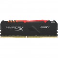 Memória HyperX Fury RGB, 8GB, 3200MHz, DDR4, CL16, Preto - HX432C16FB3A/8