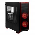 Gabinete Gamer C3 Tech, MT-G660BK, Mid Tower, Lateral em Acrílico, Com Fan - MT-G660BK