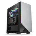 Gabinete Gamer Thermaltake H550 TG, RGB, Mid Tower, Tampa de Vidro Temperado, Cinza - CA-1P4-00M1WN-00