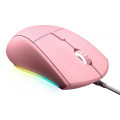 Mouse Gamer Cougar Minos XT, RGB, 6 Botões, 4000DPI, Programáveis, Rosa - 3MMXTWOP.0001