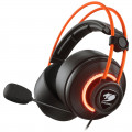 Headset Gamer Cougar Immersa Pro Prix, Surround 7.1, Preto e Laranja - 3H700U50C-0004