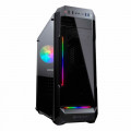 Gabinete Gamer Cougar MX331-T, RGB, Tampa Lateral em Vidro Temperado, Preto - 385NC20.0003