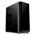 Gabinete Gamer Mancer Ares, Tampa Lateral em Acrílico, Preto - MCR-AR01-FL