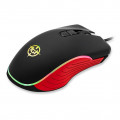 Mouse Gamer TGT M4, Rainbow, LED RGB, 7 Botões, 4000DPI, Preto e Vermelho - TGT-M4-RGB