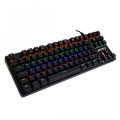 Teclado Mecânico Gamer Superframe Champion, LED RGB, Rainbow, Switch Outemu Blue, ABNT2, Preto - RK-X21