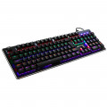 Teclado Mecânico Gamer Superframe Player, LED RGB, Rainbow, Switch Outemu Blue, ABNT2, Preto - RK-X10