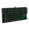 Teclado Mecânico Gamer T-Dagger Corvette, RGB, Switch Blue, USB, Preto - T-TGK302-BL (PT-BLUE)