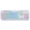 Teclado Mecânico Gamer Redragon Varuna Lunar White, RGB, Chroma, Switch Outemu Marrom, ABNT2 - K559W-RGB (PT-BROWN)