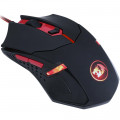 Mouse Gamer Redragon Centrophorus 3, RGB, 3200DPI, 6 Botões, 8 Ajustes de Peso, Preto e Vermelho - M601-3