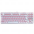 Teclado Mecânico Gamer Redragon Kumara K552W, LED, Switch Redragon MK2 Blue, ABNT2, Branco - K552W-2 (BLUE)