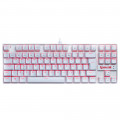 Teclado Mecânico Gamer Redragon Kumara K552W, LED, Switch Redragon MK2 Blue, ABNT2, Branco - K552W-2 (BLUE)