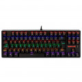 Teclado Mecânico Gamer Redragon Daksa, Double Rainbow, Switch Outemu Blue, ABNT2, Preto - K576R (PT-BLUE)