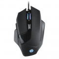 Mouse Gamer HP Sensor Avago 3050, 6 Botões, 4000DPI, Preto - G200