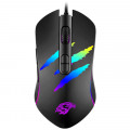 Mouse Gamer K-Mex MO-YA37, 3200DPI, 7 Botões, LED RGB Programável 7D, Preto - MOYA37US001CB0X