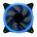 Cooler FAN K-Mex AF-Q1225, 120mm, LED Azul, Preto - AFQ1225IA437BOX