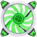 Cooler FAN K-Mex AF-G1225, 120mm, LED Verde, Preto - AFG1225PI437BOX