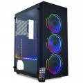 Gabinete Gamer K-Mex Asgard Rítmico ARBG, CG-05Z5, Lateral em Vidro, 3 Fans, Preto - CG05Z5RH005CB0X