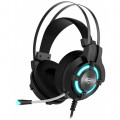 Headset Gamer Havit, LED Verde, 7.1, Som Surround, Drivers 40mm, Preto - HV-H2212U