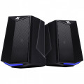 Caixa de Som Gamer Vinik Crusade, 2.0, LED Azul, 6W 100HZ-20KHZ 5V, Preto, CXGCR6W - 34860