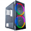 Gabinete Gamer K-Mex Anjo de Combate IV, CG-04A1, RGB, Lateral em Vidro, 2 Fans 200mm - CG04A1RH004CB0X