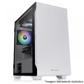 Gabinete Gamer Thermaltake S100, Mini Tower, Vidro Temperado, Sem Fonte, 1 Fan, Branco - CA-1Q9-00S6WN-00