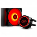 Water Cooler Deepcool Gammaxx L120T, LED Vermelho 120MM, Intel-AMD, Preto - DP-H12RF-GL120TR