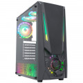 Gabinete Gamer K-Mex Jaeger III, CG-03TJ, RGB, Lateral em Vidro, 1 FAN, Sem Fonte, Preto - CGW03TJRH003CB0X