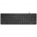 Teclado K-Mex Slim, Multimídia, USb, Preto - KB-6928