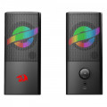 Caixa de Som Gamer Redragon Air, RGB, 6W RMS, 150Hz/20KHz, USB, Preto - GS530