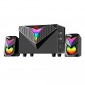 Caixa de Som Gamer e Subwoofer Redragon Toccata, RGB, 11w RMS, USB, Preto -  GS700