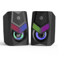 Caixa de Som Gamer HP DHE-6000, 6W, RGB, USB 2.0, Preto - 8YJ91AA