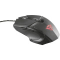 Mouse Gamer Trust GXT 101 Gav, LED Multicolor, 6 Botões, 4800DPI, Preto - 21044