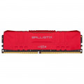 Memória Crucial Ballistix, 8GB, 3000MHz, DDR4, CL15, Vermelho - BL8G30C15U4R