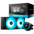 Water Cooler Deepcool Gammaxx L240 V2, LED RGB 240MM, Intel-AMD, Preto - DP-H12RF-GL240V2