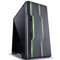 Gabinete Gamer Vinik Tron 09GATR-7, Lateral em Acrílico, Fita de LED Frontal RGB 7 Cores, Preto - 27779