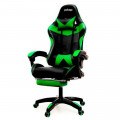 Cadeira Gamer PCTOP Strike 1005, Com Altura Ajustável, Reclinável, Preto e Verde - Strike 1005