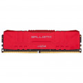 Memória Crucial Ballistix, 8GB, 3200MHz, DDR4, CL16, Vermelha - BL8G32C16U4R