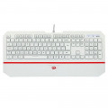 Teclado Membrana Redragon Karura 2, Apoio de Pulso, Atalhos Multimídia, ABNT2, Branco - K502W-N