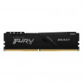 Memória Kingston Fury Beast, 16GB, 3200MHz, DDR4, CL16, Preto - KF432C16BB1/16