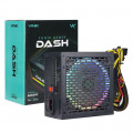 Fonte Gamer Vinik Dash, 600w, Com Fan Led RGB, Preto - VFG600WPR