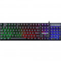 Teclado Gamer Fortrek Blackfire New, Led Rainbow, Teclas Multimídia, Preto - 75857