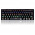 Teclado Mecânico Gamer Redragon Lakshmi, RAINBOW, Switch Brown, ABNT 2, Black - K606R (PT-BROWN)