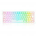 Teclado Mecânico Gamer Redragon Draconic Lunar, RGB, 60%, Switch Blue. ABNT, Bluetooth, Branco - K530W-RGB-PRO (PT-BLUE)
