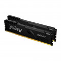 Memória Kingston Fury Beast, 16GB (2x8GB), 3600MHz, DDR4, CL17, Preto - KF436C17BBK2/16