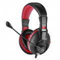 Headset Gamer Marvo H8321S, 3.5mm, PC, Preto/Vermelho - H8321S