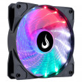 Cooler FAN Rise Mode Wind Rainbow 120mm RGB Preto - RM-WN-02-RGB