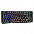 Teclado Mecânico Gamer T-Dagger Bora RGB, Switch Outemu Brown, Anti-Ghosting, ABNT2, Preto - T-TGK315-BROWN