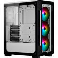 Gabinete Gamer Corsair ICUE 220T TG, Mid-Tower, ATX, RGB, Lateral em Vidro Temperado, Com FAN, Branco - CC-9011191