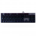 Teclado Mecânico Gamer Dazz 3x PRO V2, LED, RGB, Switch Huano Blue, Anti-Ghosting, ABNT2, Preto - 62000099