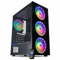 Gabinete Gamer K-Mex CG-A6TJ Atlantis Star, 3 Fans, Lateral em Vidro, ATX, Preto - CGA6TJRH010CB0X